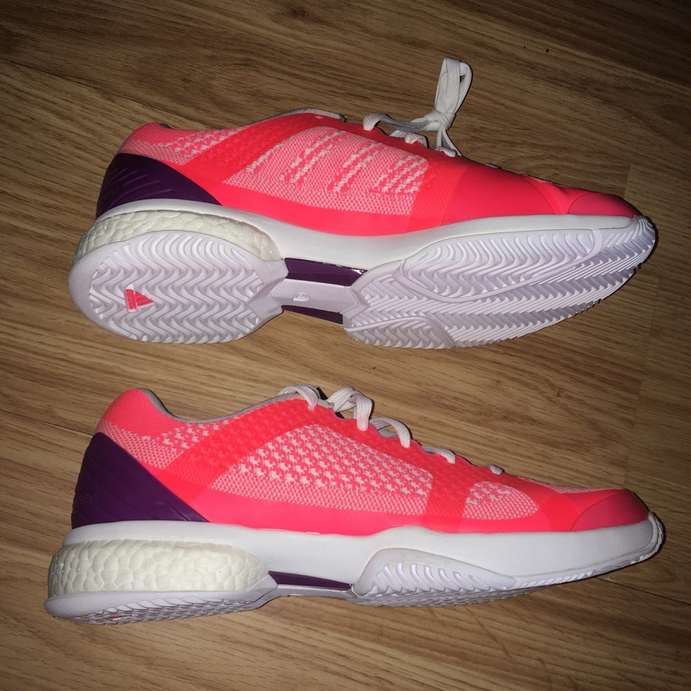 NWT Adidas Stella McCartney Barricade Tennis Shoes - Picture 4 of 13